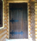 Входные деревянные двери для бани