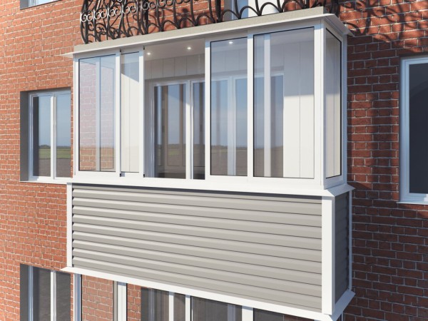 Выбор материалов для наружной отделки балкона: виниловый сайдинг или металлопрофиль?