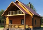 Проект деревянного дома из бруса 6*6