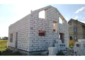 строительство домов из пеноблока под отделку 