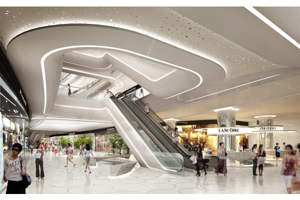 Дизайн-проект интерьера торгового центра
