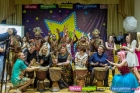 Танцевальное шоу африканских барабанов на новый год