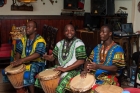 Танцевальное шоу африканских барабанщиков на день рождения